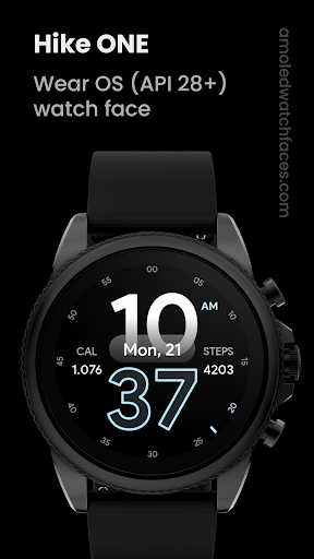 Android application Hike ONE Watch face screenshort