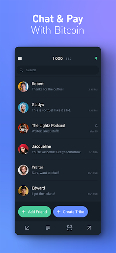 Android application Sphinx Chat screenshort