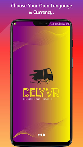 Android application DELYVR DRIVER screenshort