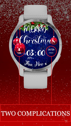 Merry Christmas Watch face Screenshot
