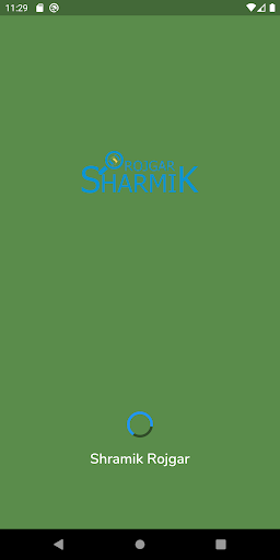 Android application Shramik Rojgar for Employee & screenshort