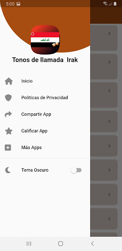 Android application Iraq Ringtones screenshort
