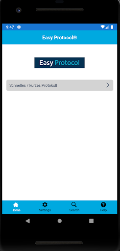 Easy Protocol Screen 3