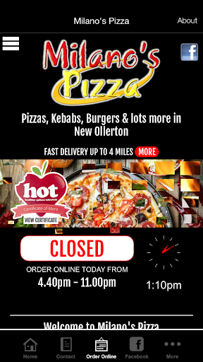 Milanos Pizza Ollerton