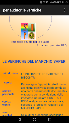 Le verifiche del MARCHIO SAPER Screen 2