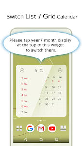 Calendar & Memo Widget
