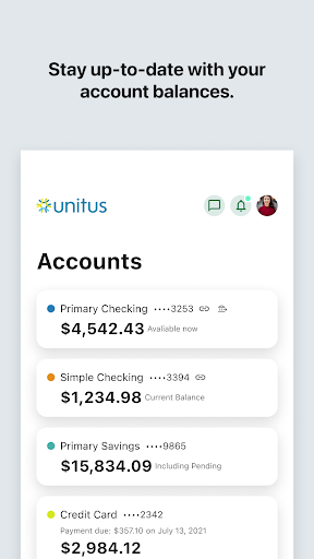 Unitus Community Credit Union Screen 3