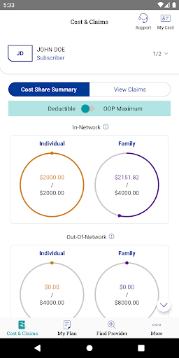 Android application MGB Health Plan Member screenshort
