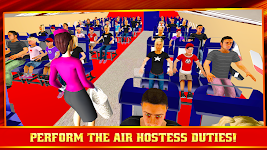 screenshot of Air Hostess Games Simulator