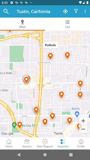 Screenshot of Engage Tustin