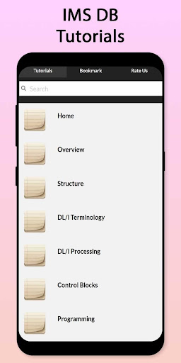 Android application Easy IMS DB Tutorial screenshort