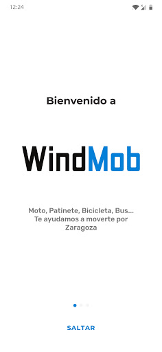 Android application WindMob - Transporte Zaragoza screenshort