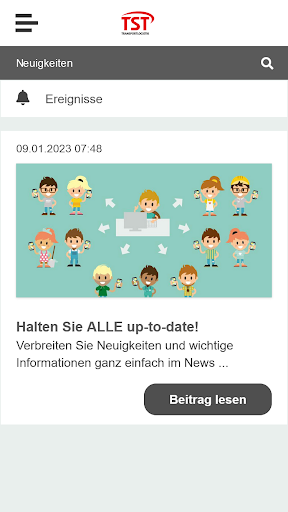 Android application TST MA-APP screenshort
