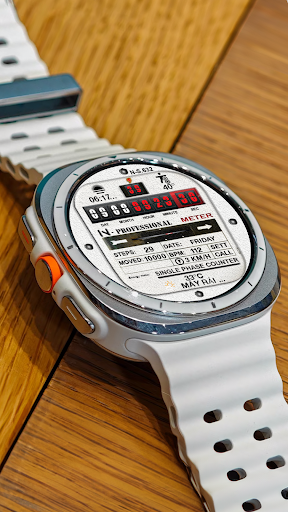 Android application N_SPORT632 Meter Counter Face screenshort