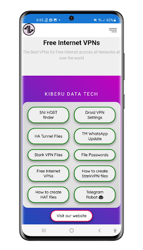 Android application Kiberu Data App screenshort