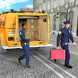 Real Bank Manager Cash Transport Truck Sim 2018 icon