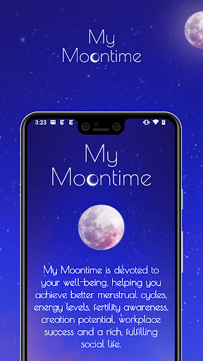 Android application My Moontime Period Tracker screenshort