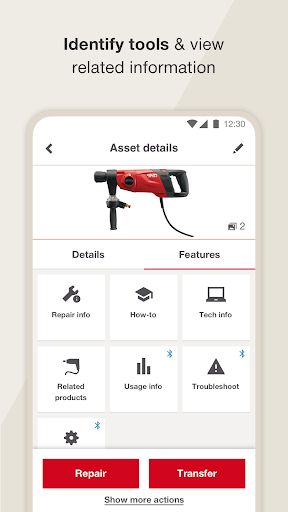 Hilti ON!Track 3 Screen 2