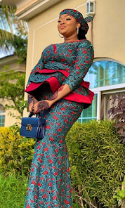 Ankara styles blouse and skirt 2025