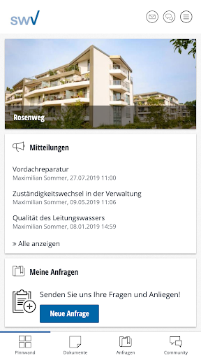 Android application Siedlungswerk GmbH screenshort