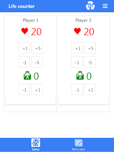 Android application MTG Life Chaos screenshort