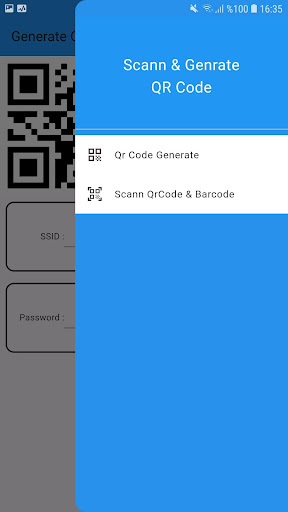 Android application QR Code And Barcode screenshort