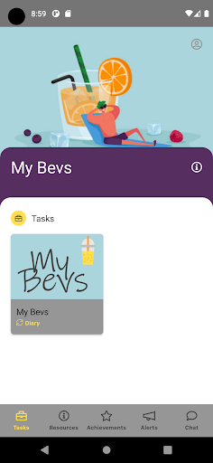 Android application My Bevs screenshort
