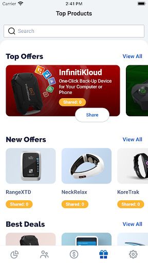Screenshot of Savvy: Earn Cash-back Rewards