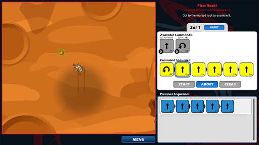 Rover Coder Screen 2
