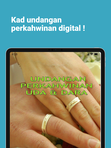 Android application Wedding Invitation Card screenshort