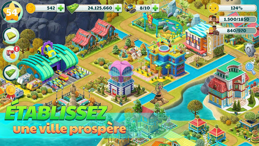 Ville Ville - Village de Sim jeu Paradise APK MOD – Pièces de Monnaie Illimitées (Astuce) screenshots hack proof 2