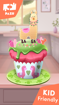 カップケーキメーカー-子供向けの料理とベーキングゲームのおすすめ画像3