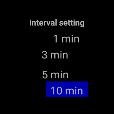 Current time informer Screen 2