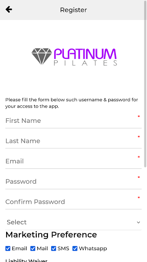 Platinum Pilates Screen 2