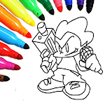 Cover Image of Download coloring Friday Night Funkin 1.0 APK