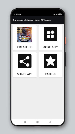 Android application Ramadan Name DP Maker 2024 screenshort