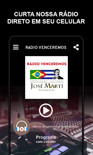 Android application Rádio Venceremos screenshort