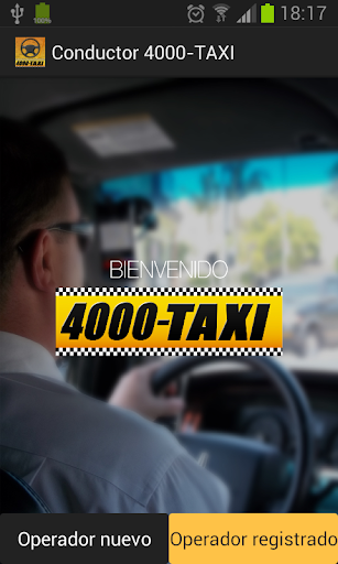 Android application Conductor 4000Taxi screenshort