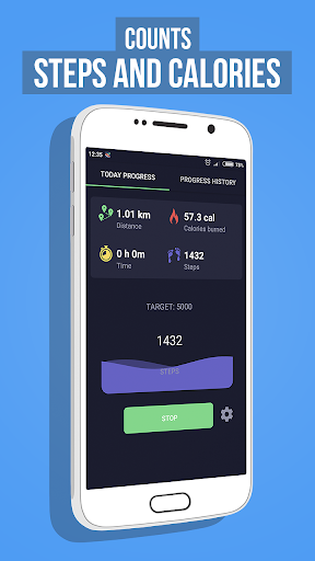 Android application Step Counter - Pedometer & Cal screenshort