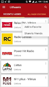 Lithuania Radio Stations