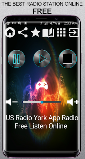 Android application US Radio York App Radio Listen screenshort