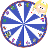 Wheel of miracles and house of prizes icon