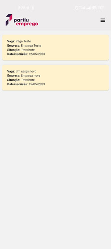 Partiu Emprego Screen 3