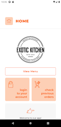 Android application Exotic Kitchen KA1 screenshort