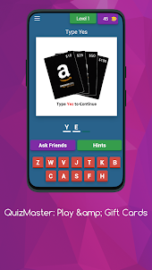 QuizMaster: Play & Gift Cards