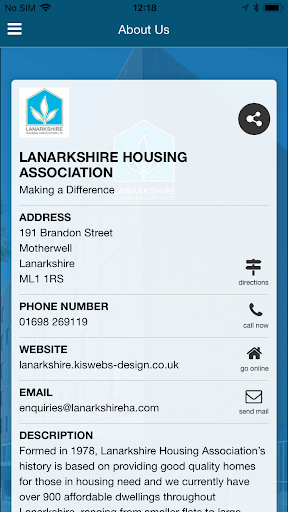 Lanarkshire Housing Associatio Screen 3