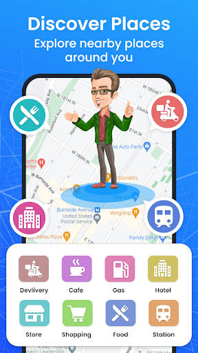 GPS Locator - Road Maps Screen 2