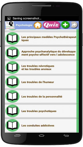 Android application Psychologie clinique screenshort