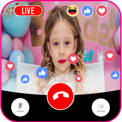 fake call and chat with nastya logo