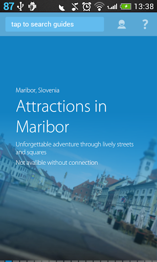 Android application ARTOUR screenshort